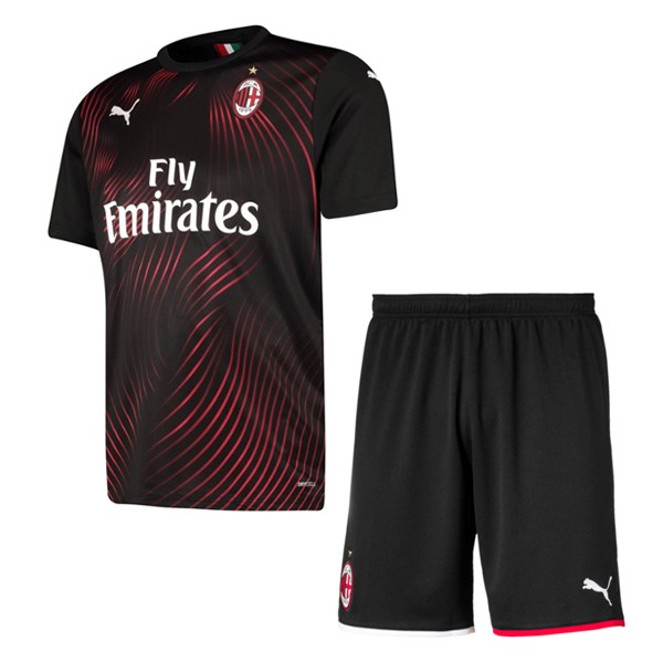 Camiseta AC Milan Tercera equipación Niños 2019-2020 Rojo Negro
